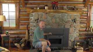 Installing a Volgalzang Colonial Wood Burning Stove Insert [upl. by Adnohsak]