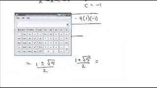 calculating the golden ratio [upl. by Anassor]