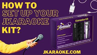 jKaraoke  How To Set Up Your Karaoke Kit [upl. by Muryh]