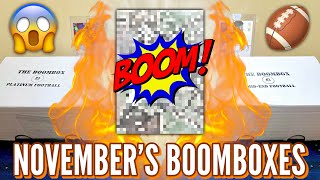 WERE ON FIRE BIG BOOM 😱🔥 Novembers Elite Platinum amp MidEnd Football Boomboxes [upl. by Ahsenak]