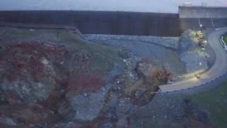 Oroville Spillway February 13 2017 at 7AM [upl. by Aubree569]