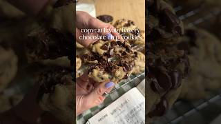 Copycat Levain bakery chocolate chip cookies recipe cookies baking cookiesareeverything [upl. by Znieh]