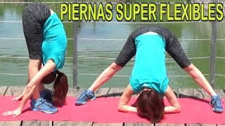 Aumentar la FLEXIBILIDAD EN LAS PIERNAS Rápido  Estiramientos para piernas y caderas [upl. by Karly]