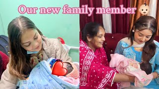 নতুন সদস্যকে কিভাবে Welcome করলাম  New Born Baby  Oishrat Jahan Eity  Ontora  Sanjida [upl. by Ocirema]