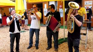 Austrian Folk Music Traditional Oompah Band Playing at Picture On Festival 110812 [upl. by Cody488]