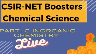 CSIRNET Boosters Chemical Science 08 Part  C Questions Inorganic Chemistry Important Questions [upl. by Fitz942]