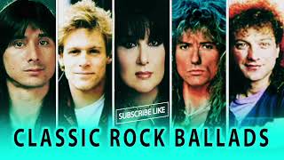 Classic Rock Ballads  Greatest Rock Power Ballads  Journey Foreigner Whitesnake Heart [upl. by Goth592]