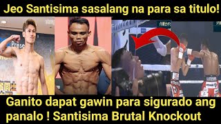 Jeo Santisima vs Hayato Tsutsumi Highlights Jeo Santisima Brutal Knockout [upl. by Ainolopa]