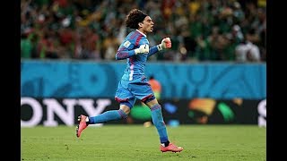 Brasil vs Mexico World Cup 2014 ● Guillermo Ochoa Saves [upl. by Rand]