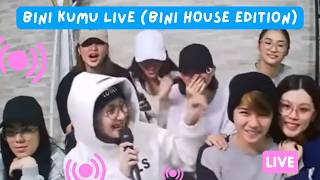 BINI KUMU Live in BINI House  BINI VIDEOS [upl. by Rosio]