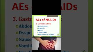 Antiinflammatory NSAIDs Drugs Adverse Effects Side Effects of NSAIDs Pharmacology pharmacist [upl. by Tice]