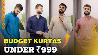 6 BEST KURTA FOR MEN  FESTIVALS  KURTA HAUL 2024  Raksha Bandhan  Hemant Harchani [upl. by Enoval]