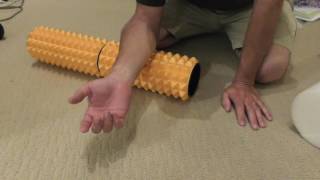 ProSource Premium Spike Bumps 2in1 Sports Massage Trigger Point Foam Roller REVIEW and TECHNIQUE [upl. by Newmann]