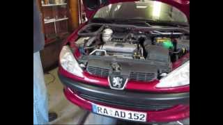 Peugeot 206 How to change the timing belt [upl. by Smallman31]