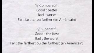 Le comparatif et le superlatif FACILE à comprendre [upl. by Artekal]