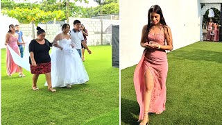 Asi de hermosa Llego Luchi y La Novia a la BODA Comenzó la fiesta 😍 [upl. by Annael]