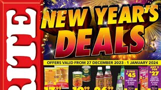 Whats on special at Shoprite this week Promotion valid from 27 December 2023 to 01 January 2024 [upl. by Yak]