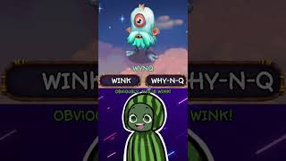 How do you pronounce these monsters names 🤔 shorts mysingingmonsters [upl. by Quitt]