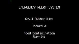 Food Contamination Warning EAS [upl. by Sehcaep]