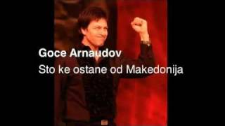 Goce Arnaudov  Sto ke ostane od Makedonija [upl. by Ijneb188]