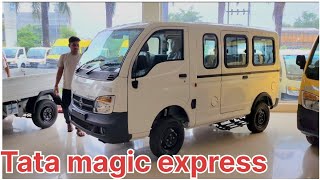 tata magic express 2024 model full detail tata magic 2024 model full detail price and mailge [upl. by Aicitel]