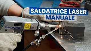 SALDATRICE LASER Professionale Weldmax come si utilizza [upl. by Yenmor]