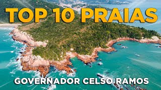 👽 TOP 10 PRAIAS DE GOVERNADOR CELSO RAMOS  SC [upl. by Hessney687]