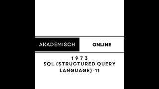 SQL Structured Query Language11 [upl. by Llewop]