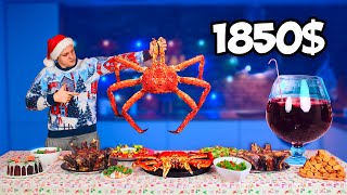 The Most Expensive Christmas Dinner for 1850  Caviar  Snails  King Crab  Marbled Beef [upl. by Halliday483]