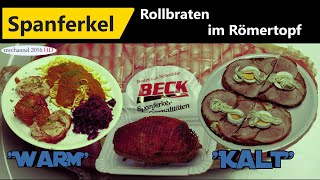 Spanferkel Rollbraten im Römertopf [upl. by Ardeed]