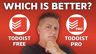 Todoist Pro vs Free  Which is Best in 2024 [upl. by Ahsinor]