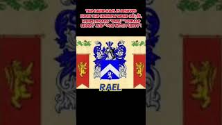 Rael Surname  Quick Facts surnames history rael [upl. by Fretwell990]