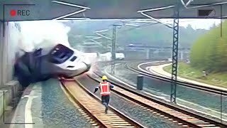 Biggest Train Collisions and Mistakes Caught On Camera [upl. by Mailand]