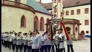 Heeresmusikkorps 12  Regimentsgruss amp Bilder aus Würzburg 2001 [upl. by Leventis]