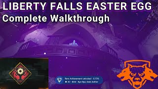 Black OPS 6 Liberty Falls Easter Egg tutorial  Bye Bye Dark Aether achievement guide [upl. by Sreip]