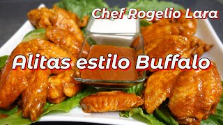 ALITAS PICANTES ESTILO BUFFALO  BUFFALO WINGS [upl. by Enohpesrep]