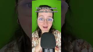 POV Die Streberin erinnert die Lehrerin shorts asmrshorts asmr [upl. by Esinyt]