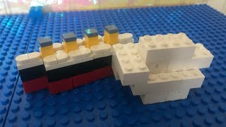 Titanic Sinking  Lego Stop Motion [upl. by Toiboid]