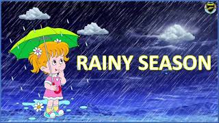 Rainy Season for kids  Rainy Season  Things we see during rainy season  Seasons for kids [upl. by Stichter633]