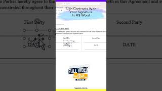 Create amp Use Electronic Signature on PDF Word Outlook amp Excel 2 tutorial esignature esign [upl. by Fernand]