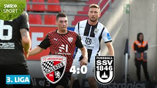 3 Liga 40 Ingolstadt macht Ulm platt  SWR Sport [upl. by Peonir]