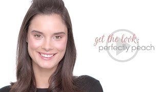 Get the Look Perfectly Peach Makeup Tutorial [upl. by Telracs]