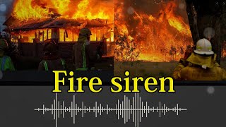 208 Fire siren  sound effect [upl. by Adaminah]