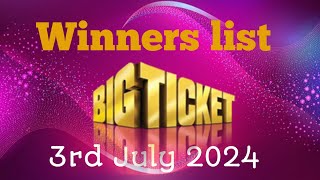 Big ticket July 3 2024 [upl. by Kcire133]