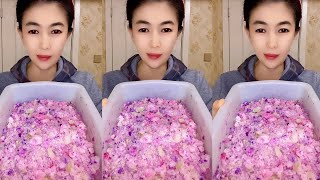 Na Na  ASMR ICE EATING  ASMR MUKBANG ICE EATING SOUNDS FROM THE FROZEN WATER [upl. by Sinnoda678]