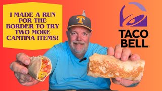 Reviewing two more Cantina Chicken items from Taco Bell Cantina Chicken Soft Taco and Burrito [upl. by Aifos]