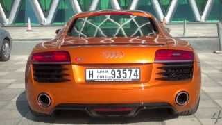 2014 Orange Audi R8 [upl. by Esdnil]