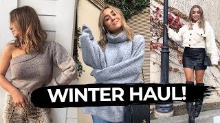 WINTER HAUL Revolve Lulus Boohoo  Vlogmas 9 Julia Havens [upl. by Lecrad474]