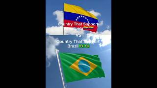 Country That Support Venezuela VS Country That Support Brazil contry [upl. by Ecal]