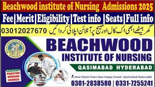 How to apply in Beachwood institute of Nursing 2025FeeMeritEligibilityTest info SeatsFull info [upl. by Horodko]